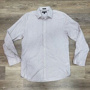 Banana Republic Tiny Check Dress Shirt Standard Fit